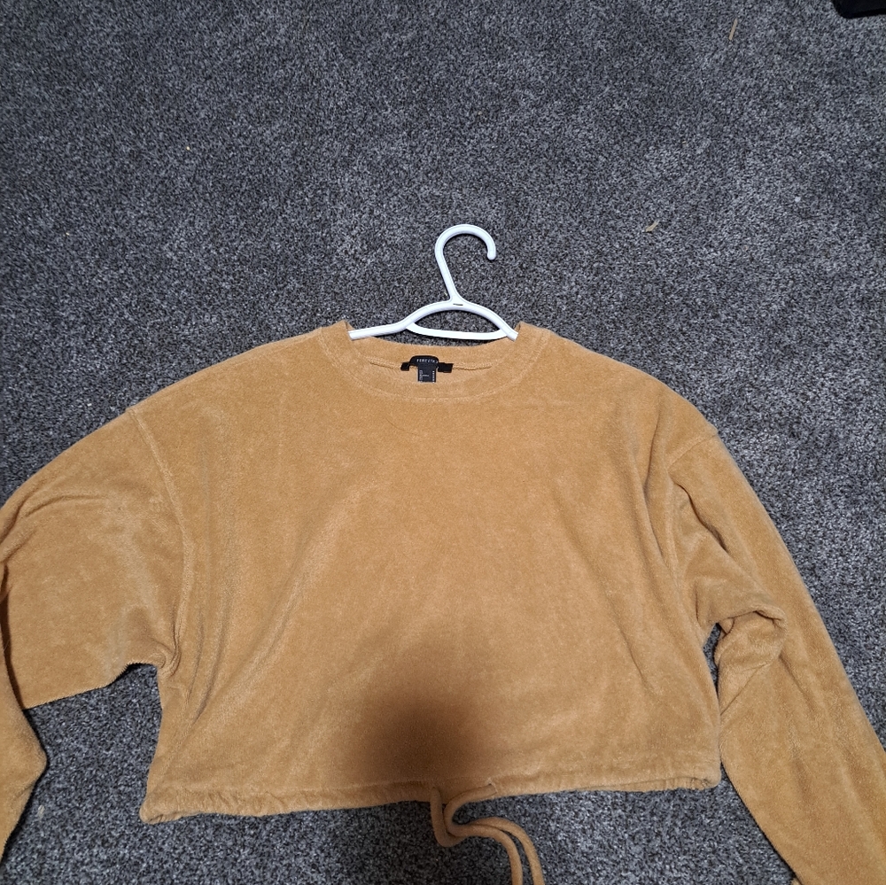 Forever 21 Golden Knit Top